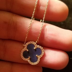 14k clover necklace